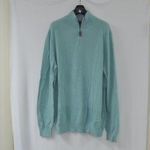 NWOT - Half zip cotton sweater by Grayson & Dunn - Size XL